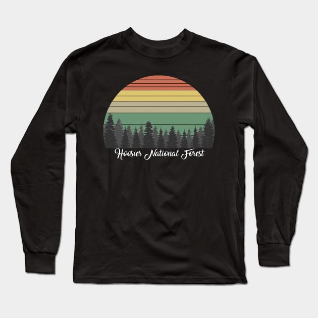 Hoosier National Forest Long Sleeve T-Shirt by Kerlem